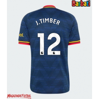 Arsenal Jurrien Timber #12 Tricou Fotbal Replică 2026-27 Barbati Deplasare